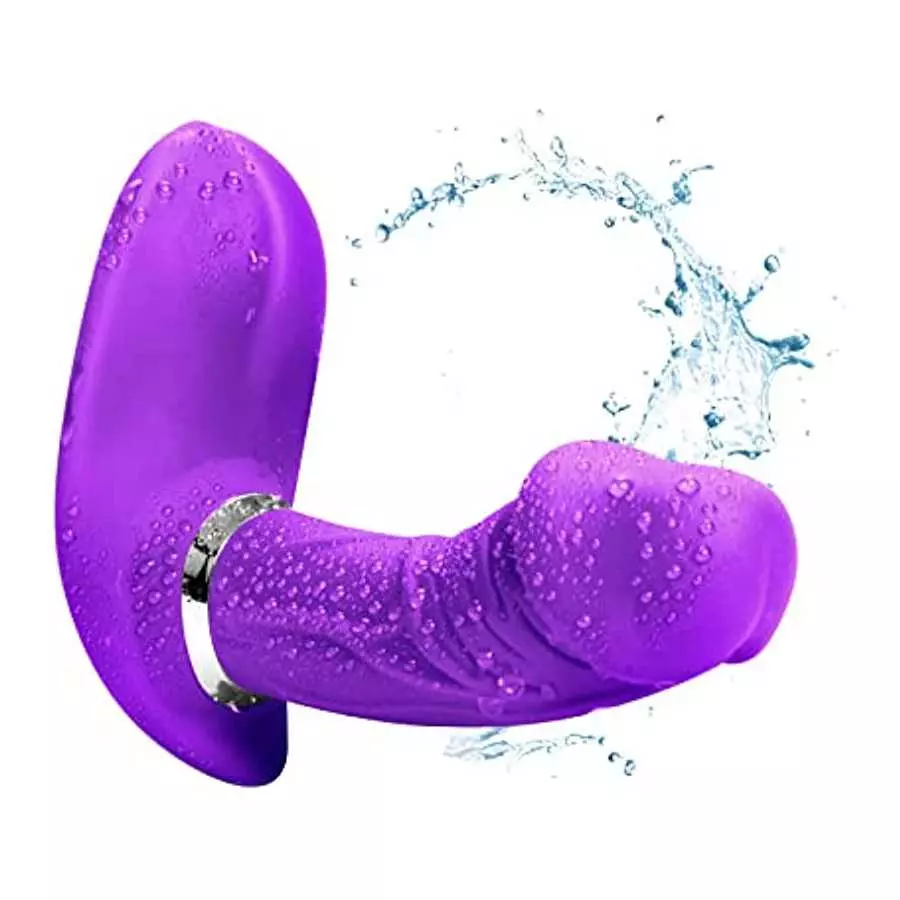 Wearable Butterfly Vibrator, 7 Vibration Stimulator Clitoral G Spot and Anales Plug with Remote Control Rechargeable Waterproof Wearable Butterfly Vibrator, 7 Vibration Stimulator Clitoral G Spot and Anales Plug with Remote Control Rechargeable Waterproof