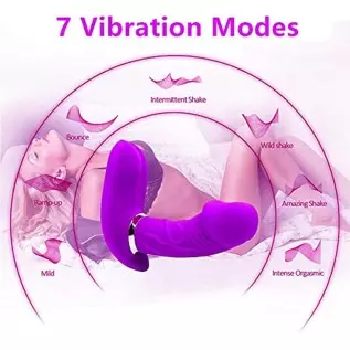 Wearable Butterfly Vibrator, 7 Vibration Stimulator Clitoral G Spot and Anales Plug with Remote Control Rechargeable Waterproof Wearable Butterfly Vibrator, 7 Vibration Stimulator Clitoral G Spot and Anales Plug with Remote Control Rechargeable Waterproof