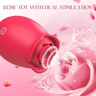 Rose Toy for Woman,Rechargeable Clitorals Stimulator with 10 Vibration Option Pleasure Sex Toy for Clitoral & Nipple Stimulation Rose Toy for Woman,Rechargeable Clitorals Stimulator with 10 Vibration Option Pleasure Sex Toy for Clitoral & Nipple Stimulation