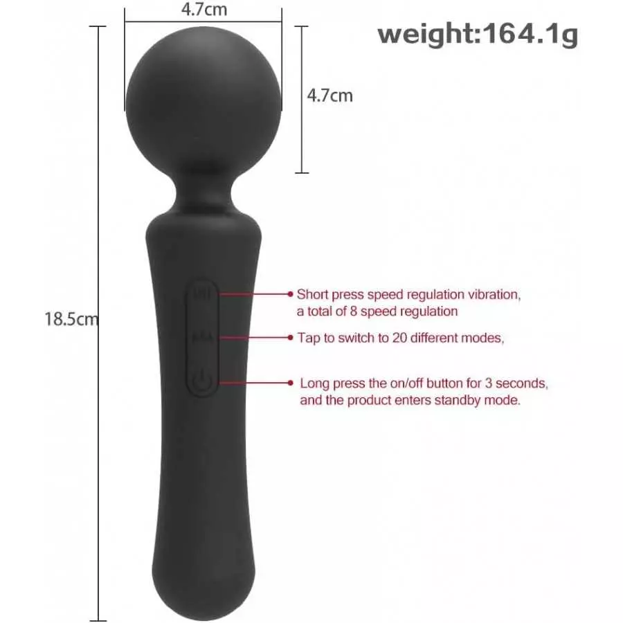 G Spot Vibrator for Women, with 20 Modes & 8 Speeds, Waterproof Rechargeable Quiet Powerful Vibrators Clitoris Stimulation Adult
