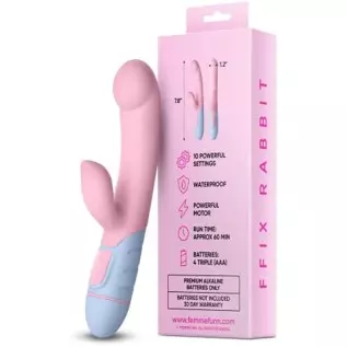 ffix rabbit vibrator provides dual stimulation with 20 powerful vibration modes and more powerful boost mode, this waterproof, b ffix rabbit vibrator provides dual stimulation with 20 powerful vibration modes and more powerful boost mode, this waterproof, b