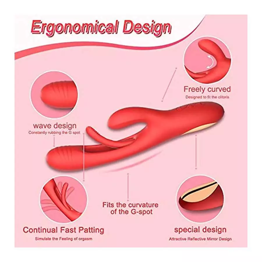 15-Day Fast DELIVERY Rabbit Patting Vibrator for Clitoris Women Stimulator Massager Powerful G Spot Vibrating Sex Toys Female Go