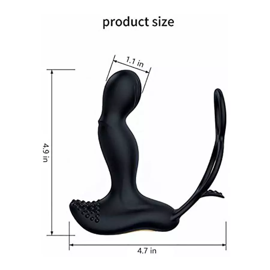2022 Prostate Massager Anal Vibrator Thrusting Vibrating 7 Modes with Cock Ring Anal Plug Anal Sex Toys Massager for Men Anal To