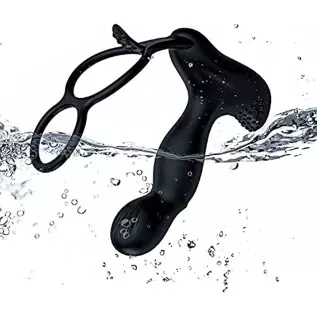 2022 Prostate Massager Anal Vibrator Thrusting Vibrating 7 Modes with Cock Ring Anal Plug Anal Sex Toys Massager for Men Anal To