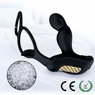2022 Prostate Massager Anal Vibrator Thrusting Vibrating 7 Modes with Cock Ring Anal Plug Anal Sex Toys Massager for Men Anal To