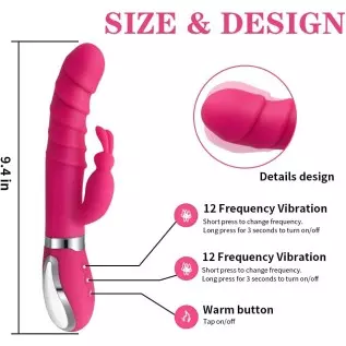 2022 Rabbit Rose Toy Vibrator for Women - Bunny Ears for Clitoris G spot Stimulation,Waterproof Dildo Vibrator with 7 Powerful V 2022 Rabbit Rose Toy Vibrator for Women - Bunny Ears for Clitoris G spot Stimulation,Waterproof Dildo Vibrator with 7 Powerful V