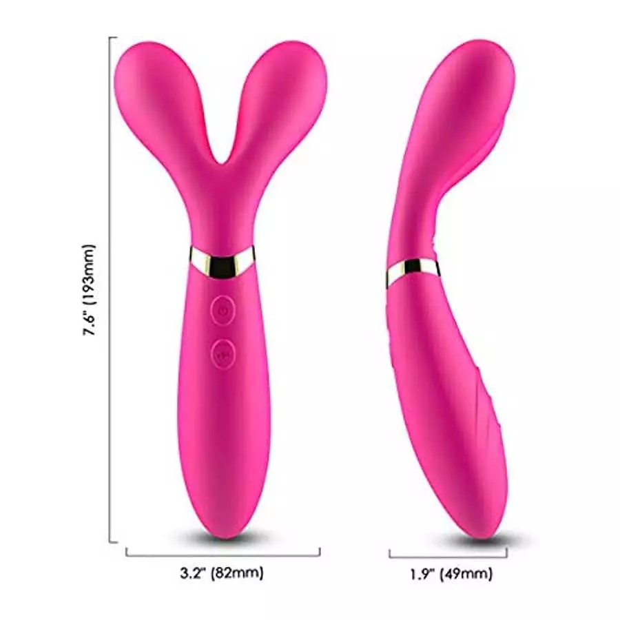 Clitorial Stimulator with 3 Powerful Vibrators and 9 Speed Adult Toy for Women and Couples Rechargeable Waterproof G Spot