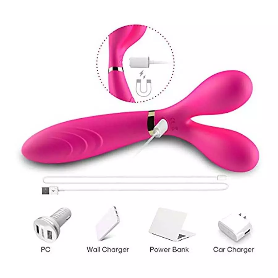Clitorial Stimulator with 3 Powerful Vibrators and 9 Speed Adult Toy for Women and Couples Rechargeable Waterproof G Spot