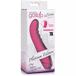 Gossip Lil Wavy 7X Rechargeable Mini Silicone G Spot Vibe Pleasure Toy for Women | 6" Waterproof & Rechargeable Vibe Toy | Seaml