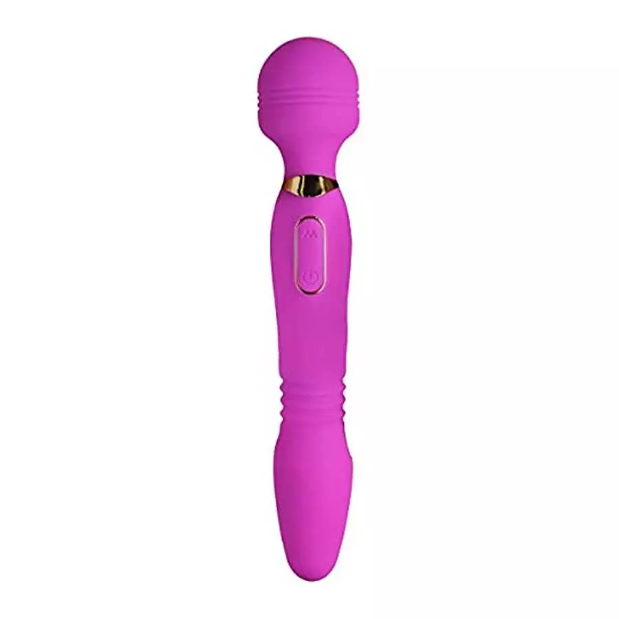 WAND ESSENTIALS Ultra Thrust-Her Deluxe Thrusting and Vibrating Premium Silicone Wand for Women Men & Couples. 3 Speeds & 7 Patt WAND ESSENTIALS Ultra Thrust-Her Deluxe Thrusting and Vibrating Premium Silicone Wand for Women Men & Couples. 3 Speeds & 7 Patt
