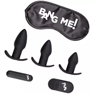 Backdoor Adventure Remote Control 3 Piece Butt Plug Vibe Kit Backdoor Adventure Remote Control 3 Piece Butt Plug Vibe Kit