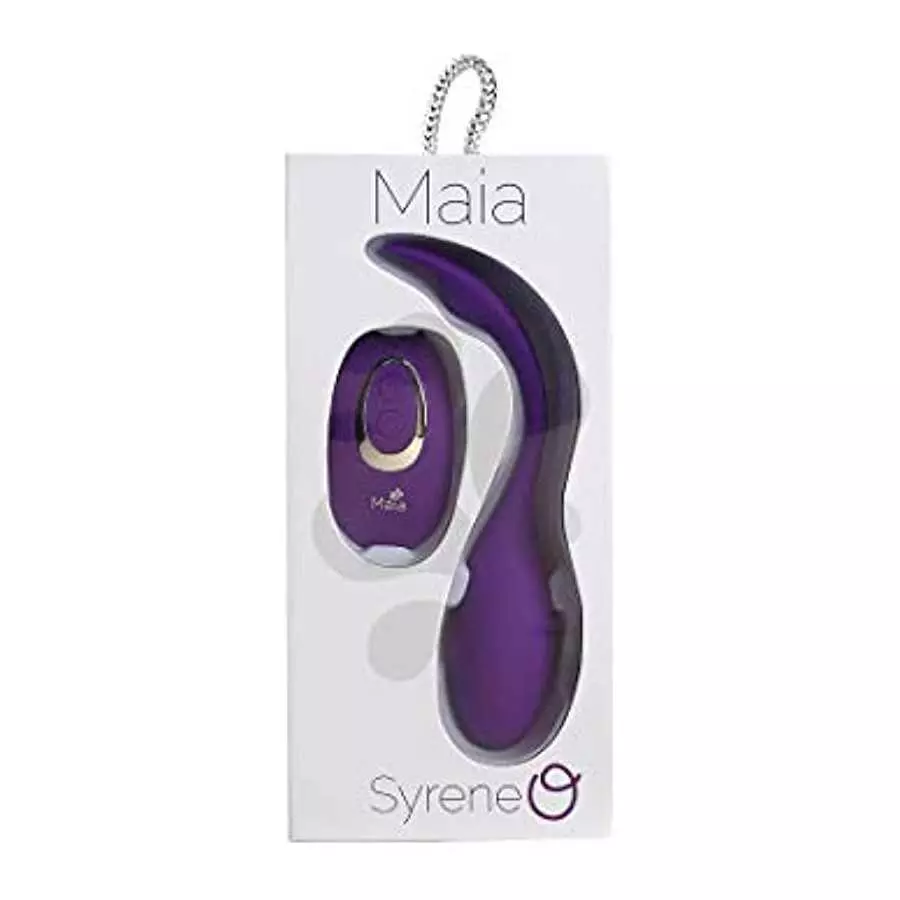 Syrene Remote Control Luxury USB Bullet Vibrator Purple