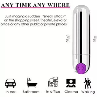 Vibrator Clitoris Anal Butt Plug & G-Spot Nipple Stimulator Vibrating Massager, 10 Powerful Modes Female Nipples Clitoris Stimul Vibrator Clitoris Anal Butt Plug & G-Spot Nipple Stimulator Vibrating Massager, 10 Powerful Modes Female Nipples Clitoris Stimul