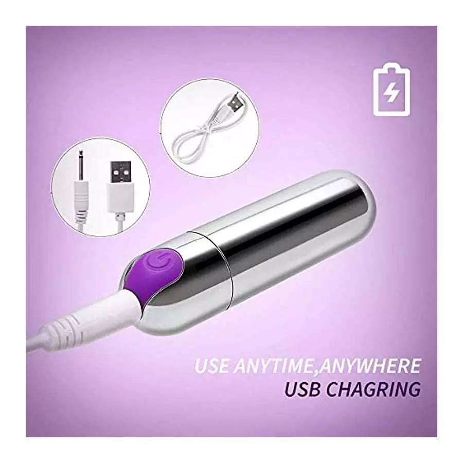 Vibrator Clitoris Anal Butt Plug & G-Spot Nipple Stimulator Vibrating Massager, 10 Powerful Modes Female Nipples Clitoris Stimul