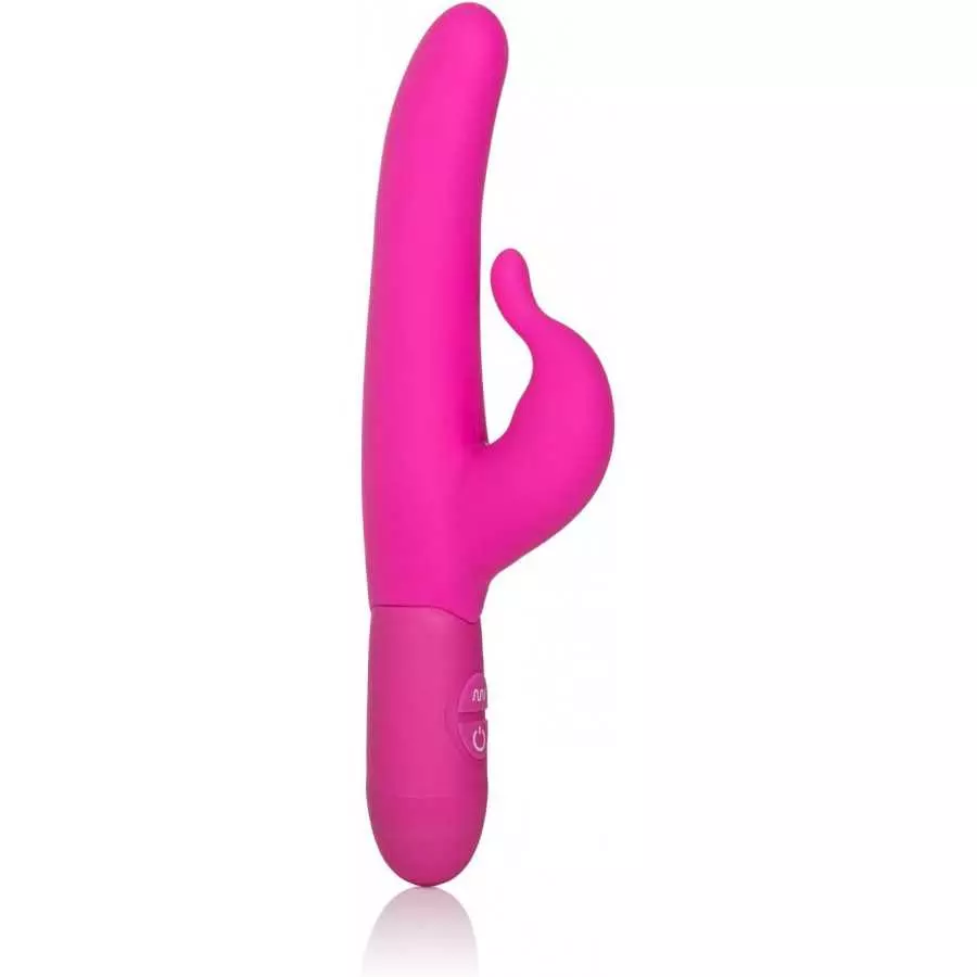 CalExotics 10 Function Teasing Tickler - Waterproof Silicone Rabbit Vibrator – Adult Sex Toys for Couples - Clitoral G Spot Mass