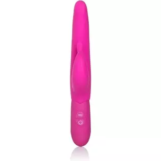 CalExotics 10 Function Teasing Tickler - Waterproof Silicone Rabbit Vibrator – Adult Sex Toys for Couples - Clitoral G Spot Mass