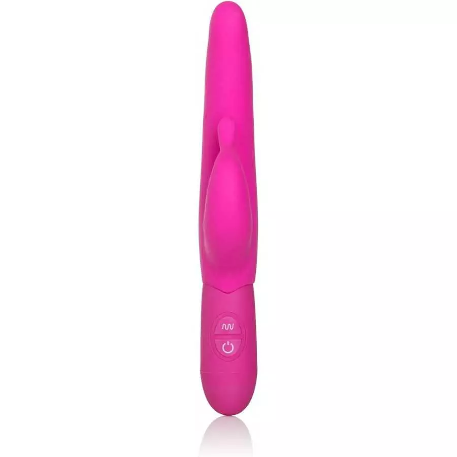 CalExotics 10 Function Teasing Tickler - Waterproof Silicone Rabbit Vibrator – Adult Sex Toys for Couples - Clitoral G Spot Mass