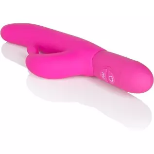 CalExotics 10 Function Teasing Tickler - Waterproof Silicone Rabbit Vibrator – Adult Sex Toys for Couples - Clitoral G Spot Mass