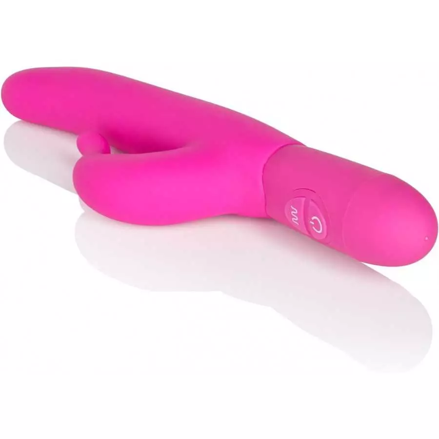 CalExotics 10 Function Teasing Tickler - Waterproof Silicone Rabbit Vibrator – Adult Sex Toys for Couples - Clitoral G Spot Mass