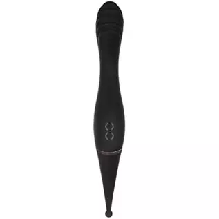 Evolved Love Is Back - Tantalizing Teaser - Rechargeable Silicone Dual End Vibrator - Black