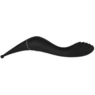 Evolved Love Is Back - Tantalizing Teaser - Rechargeable Silicone Dual End Vibrator - Black