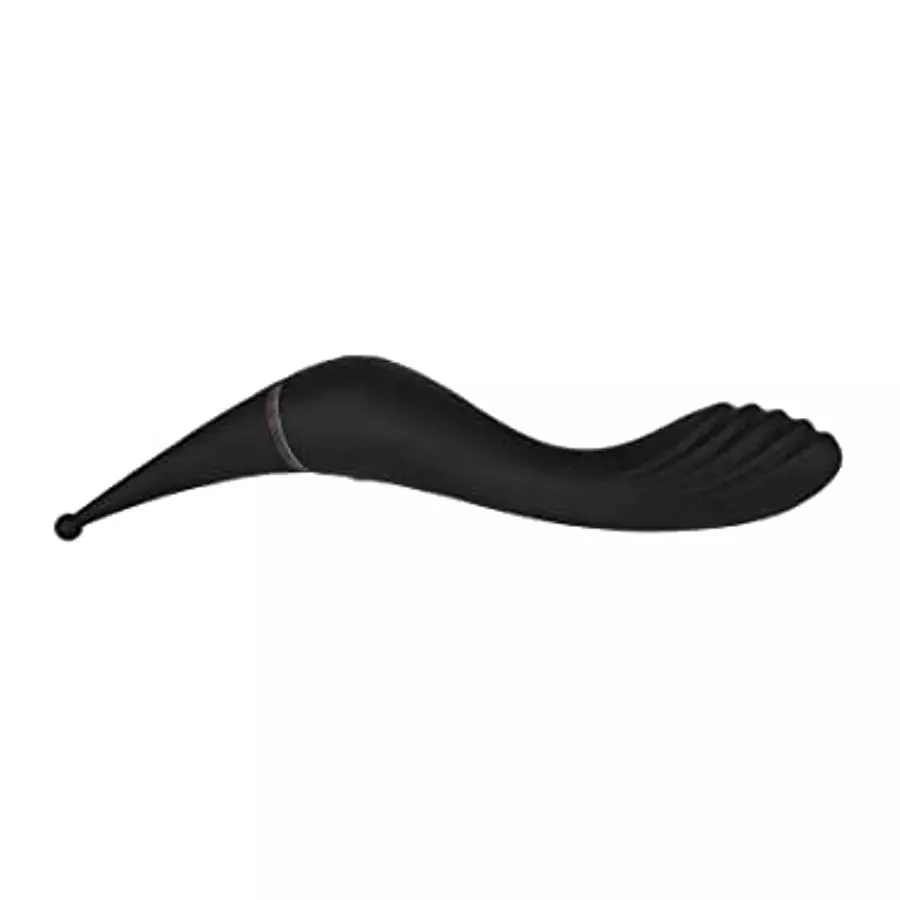 Evolved Love Is Back - Tantalizing Teaser - Rechargeable Silicone Dual End Vibrator - Black