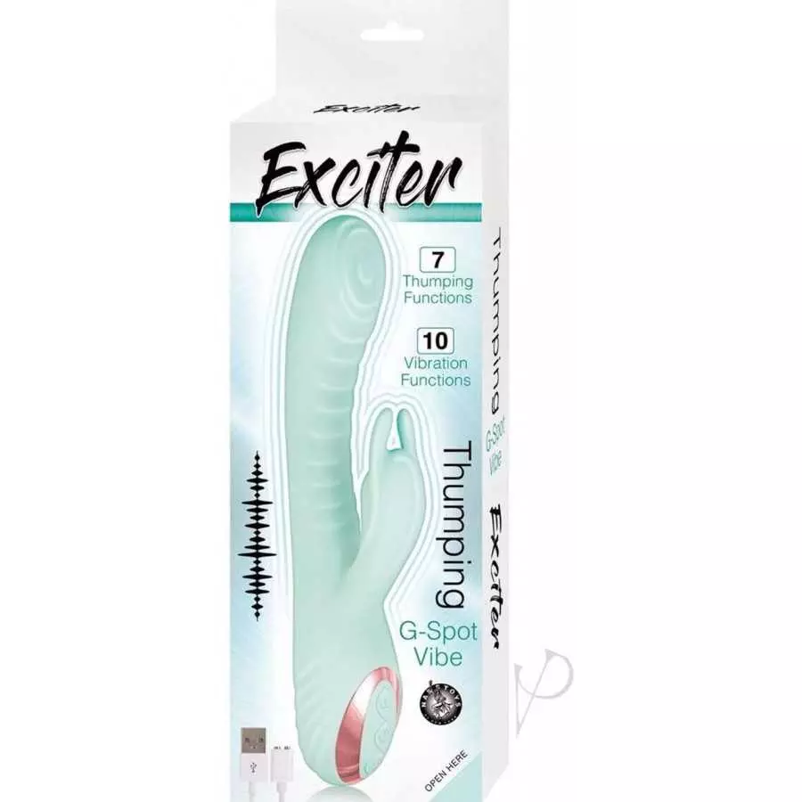 Nasstoys Exciter Thumping G-spot Vibe (Aqua) Nasstoys Exciter Thumping G-spot Vibe (Aqua)