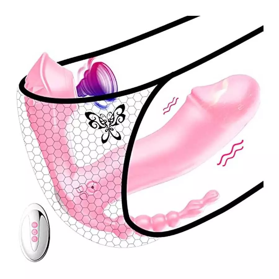 2022 G Spot Clitoral Anal Vibrator Sex Toy with 7 Vibration Modes Waterproof Rechargeable Rose Toy Adult Toy for Women