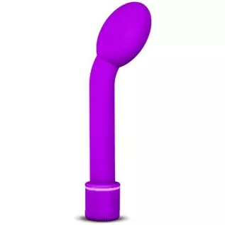 Petite Multi Speed Curved Tip Vibrator - Slim G Spot Stimulator - Waterproof - Sex Toy for Women - Sex Toy for Couples (Purple)