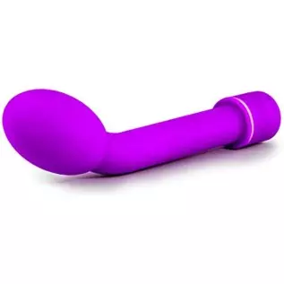 Petite Multi Speed Curved Tip Vibrator - Slim G Spot Stimulator - Waterproof - Sex Toy for Women - Sex Toy for Couples (Purple)