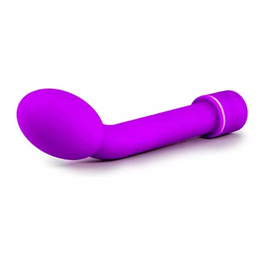 Petite Multi Speed Curved Tip Vibrator - Slim G Spot Stimulator - Waterproof - Sex Toy for Women - Sex Toy for Couples (Purple)