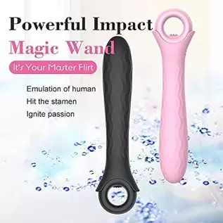 G Spot Vibrator Dildo for Women Dildo Vibrator for Vagina Clitoris Anal Stimulation Rechargeable Vibrating Wand for her Pleasure