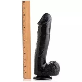 Master Series Mighty Midnight 10 Inch Dildo with Suction Cup