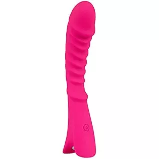 EIS G-Spot Vibrator - Ribbed Vibrator for G-Spot Stimulation, 7 Vibration Programs - Skin-Friendly Silicone, Waterproof, Recharg