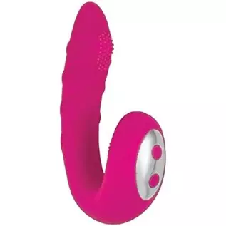 Lustful G-Spot Silicone Rechargeable Vibrator (Pink)
