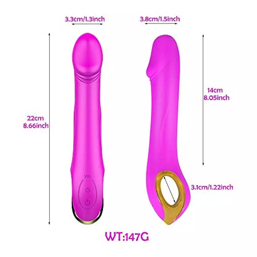 G-Spot Realistic Dildo Vibrators Clitoral Stimulator for Women,Personal Massager Waterproof Rechargeable Sex Toy for Couple
