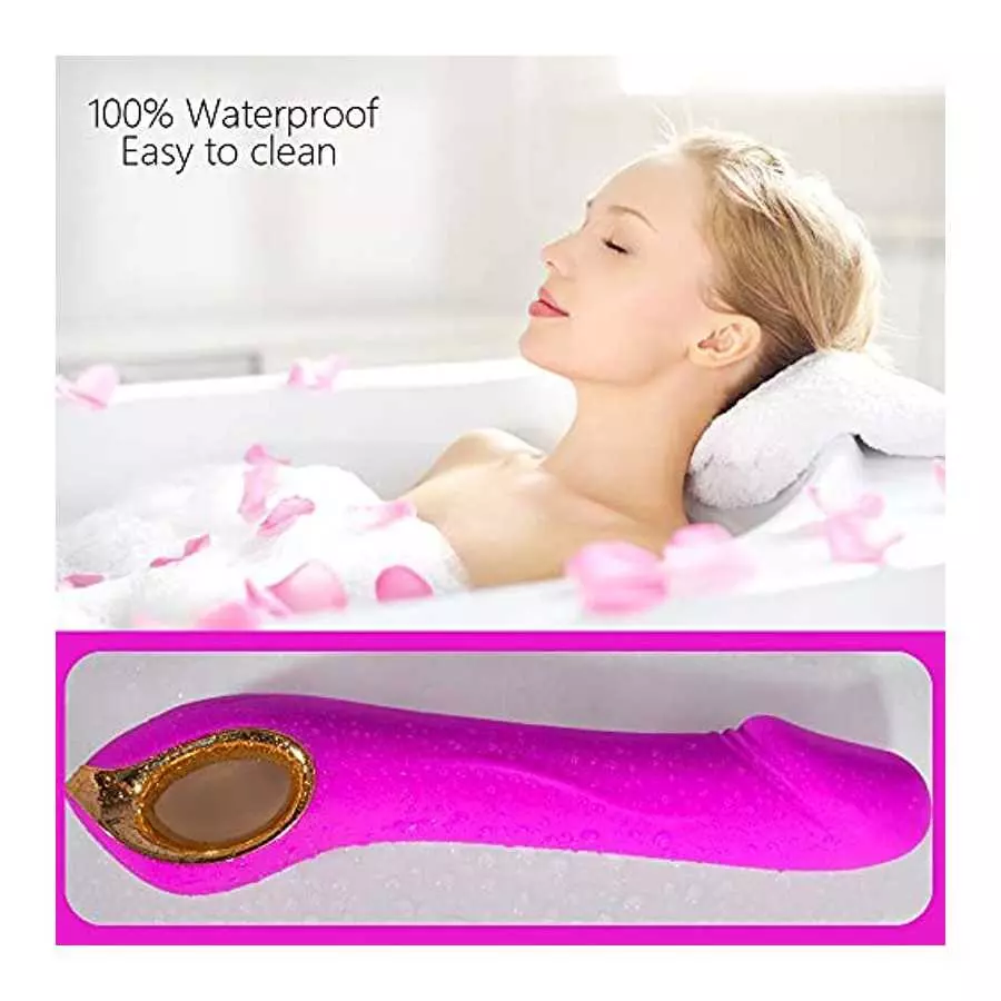 G-Spot Realistic Dildo Vibrators Clitoral Stimulator for Women,Personal Massager Waterproof Rechargeable Sex Toy for Couple