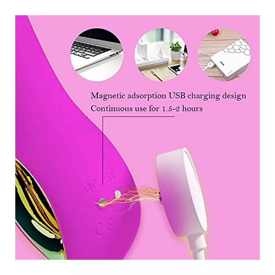 G-Spot Realistic Dildo Vibrators Clitoral Stimulator for Women,Personal Massager Waterproof Rechargeable Sex Toy for Couple