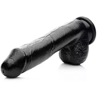Master Series Mighty Midnight 10 Inch Dildo with Suction Cup Master Series Mighty Midnight 10 Inch Dildo with Suction Cup