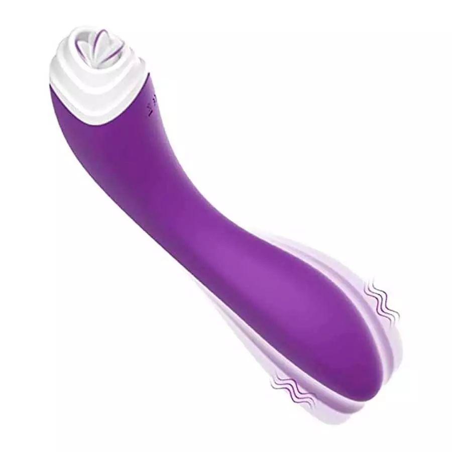 G-Spot Vibrator, Clitoris Licking Stimulator, Dual Stimulation for Clitoral/Nipple/G-spot with 9 Vibrations&9 Pulsations Licking G-Spot Vibrator, Clitoris Licking Stimulator, Dual Stimulation for Clitoral/Nipple/G-spot with 9 Vibrations&9 Pulsations Licking