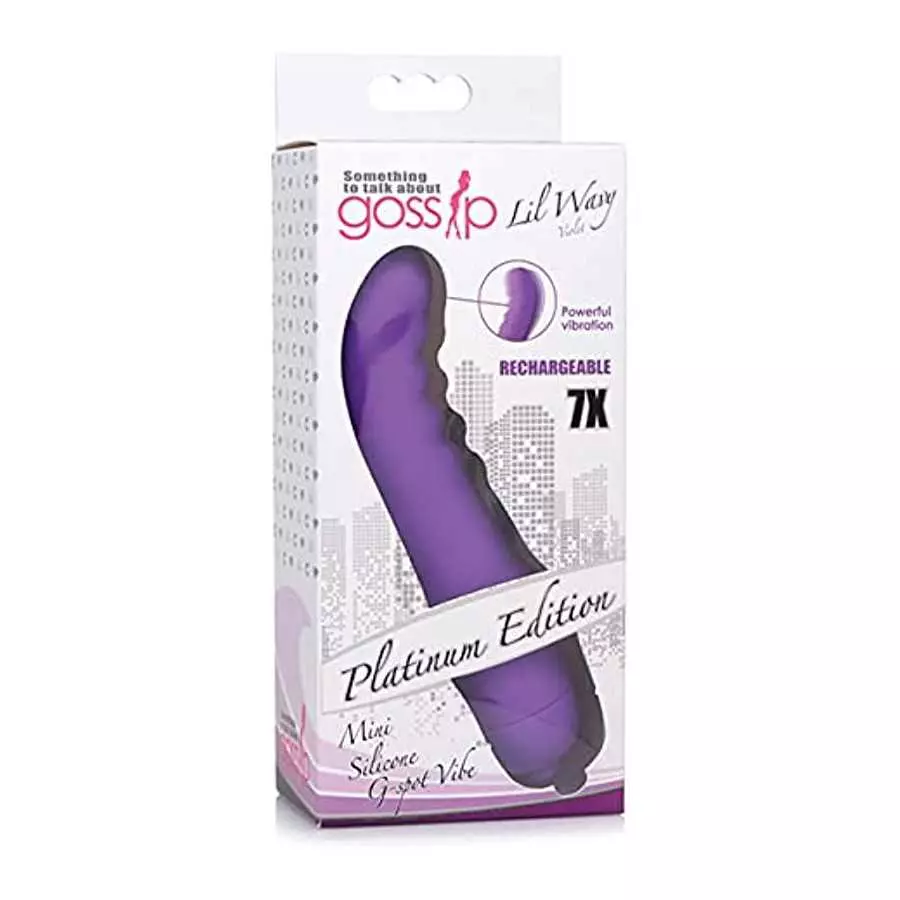Gossip Lil Wavy 7X Rechargeable Mini Silicone G Spot Vibe Pleasure Toy for Women | 6" Waterproof & Rechargeable Vibe Toy | Seaml Gossip Lil Wavy 7X Rechargeable Mini Silicone G Spot Vibe Pleasure Toy for Women | 6" Waterproof & Rechargeable Vibe Toy | Seaml