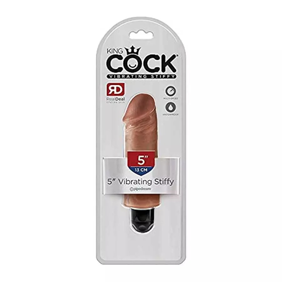 Adult Sex Toys King 5in Vib Stiffy Tan Adult Sex Toys King 5in Vib Stiffy Tan