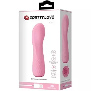 Pretty Love Alice Mini Vibe - 12 Function Flesh Pink