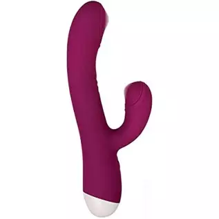 Evolved Love Is Back - Double Tap - Silicone Rechargeable Dual-Tapping G-Spot Vibrator - Red