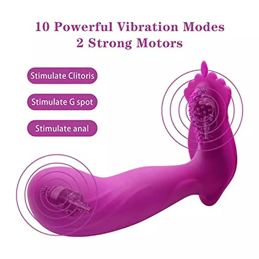 G Spot Clitoral Anal Vibrator Sex Toy with Waterproof Rechargeable Rose Toy Adult Toy for Women