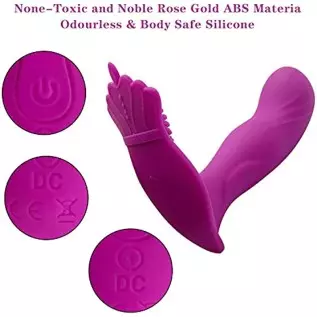 G Spot Clitoral Anal Vibrator Sex Toy with Waterproof Rechargeable Rose Toy Adult Toy for Women
