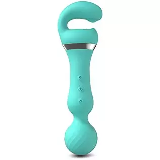 Double Head G Spot Vibrators,Rechargeable Clitoral Nipple Stimulator Adult Sex Toy for Women Couple,Both Heads 10 Vibration Mode Double Head G Spot Vibrators,Rechargeable Clitoral Nipple Stimulator Adult Sex Toy for Women Couple,Both Heads 10 Vibration Mode