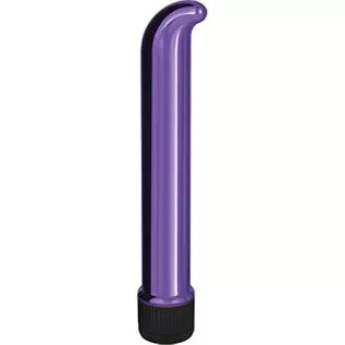 Erotic Toy Chrome Classics 7" G Spot Vibe - Purple