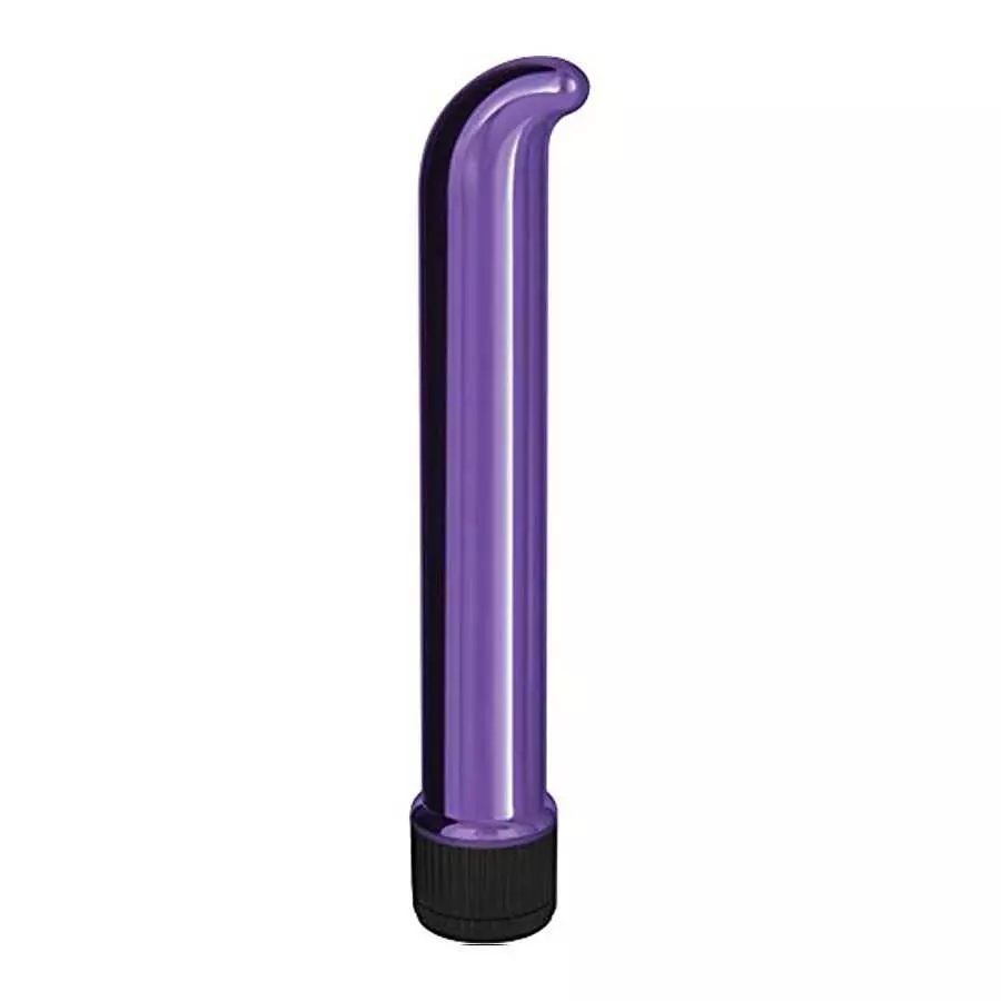 Erotic Toy Chrome Classics 7" G Spot Vibe - Purple Erotic Toy Chrome Classics 7" G Spot Vibe - Purple