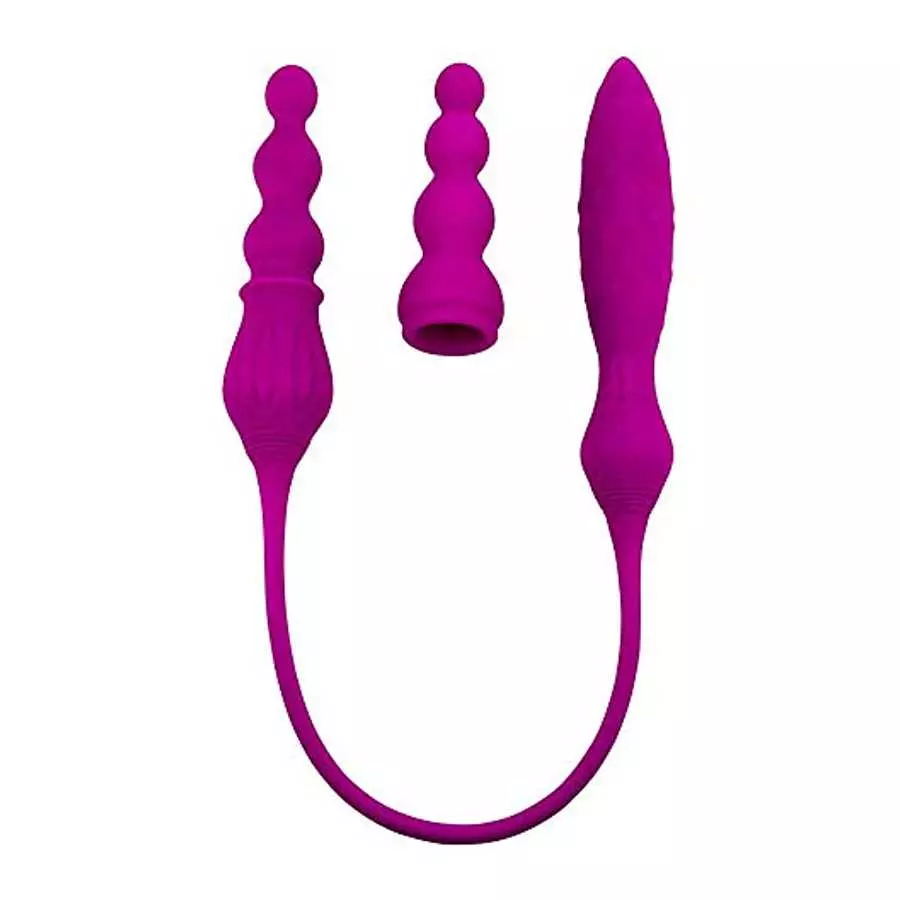 Adrien Lastic 2X Double Ended Vibrator, Purple